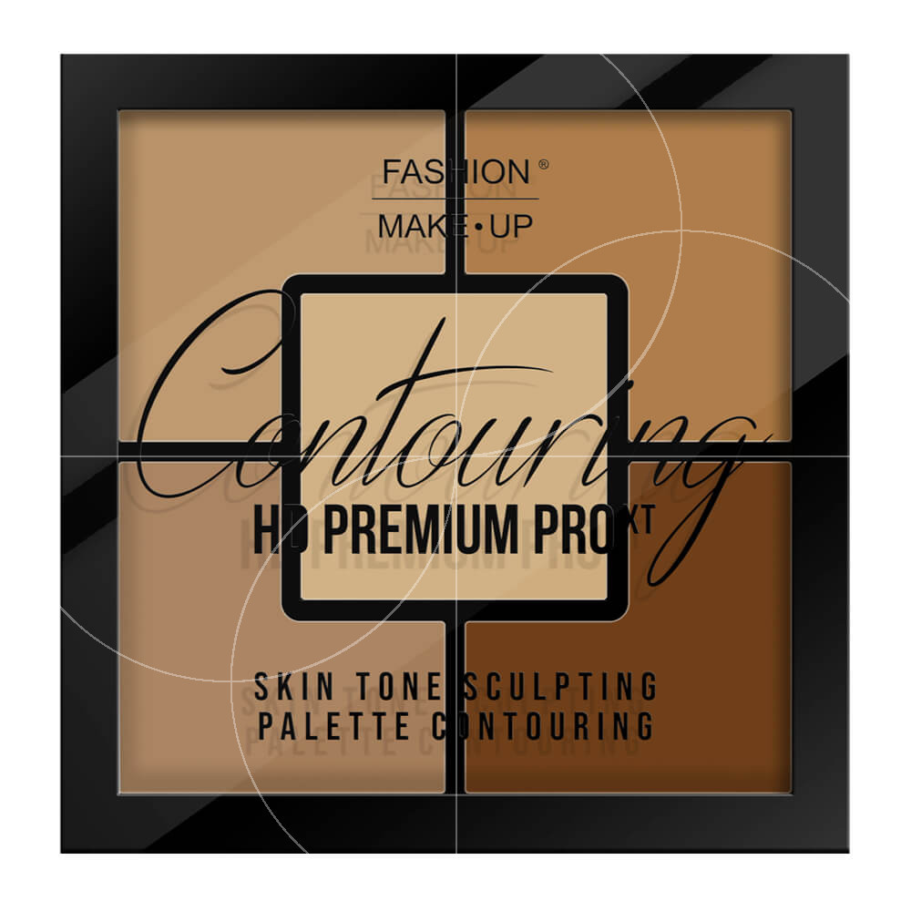 fashion-make-up-palette-contouring-hd-premium-pro-5x18g Fashion Make-Up Contouring HD Premium Pro Palette - Image 1