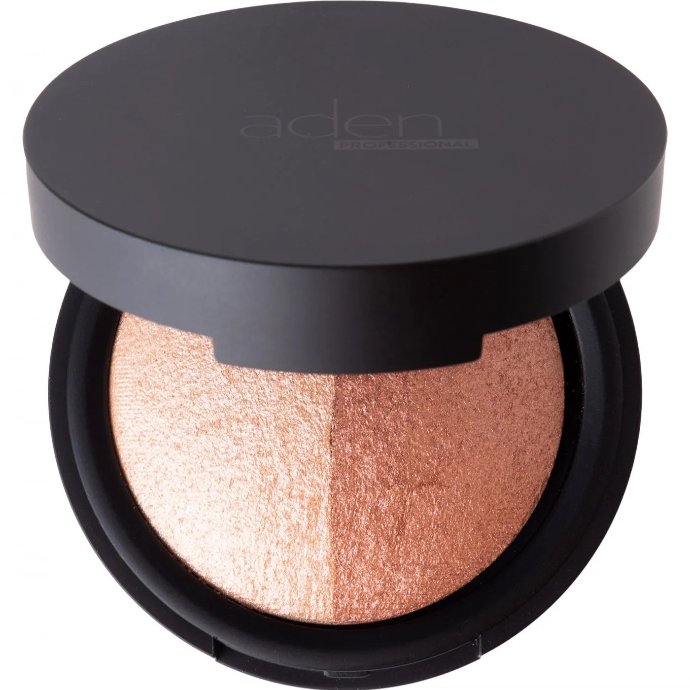 144B Aden Terracotta Baked Bronzer/Highlighter Duo - Image 2