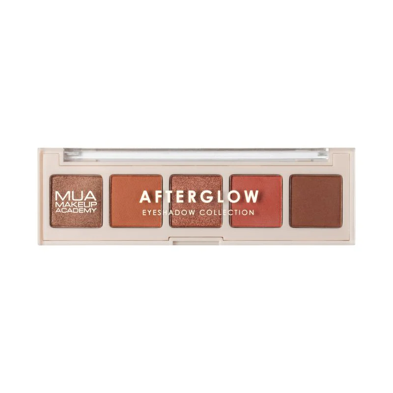 5ShadeEyeshadowPaletteAFTERGLOWLidOn_1800x1800 MUA 5 Shade Eyeshadow Palette - Afterglow - Image 1